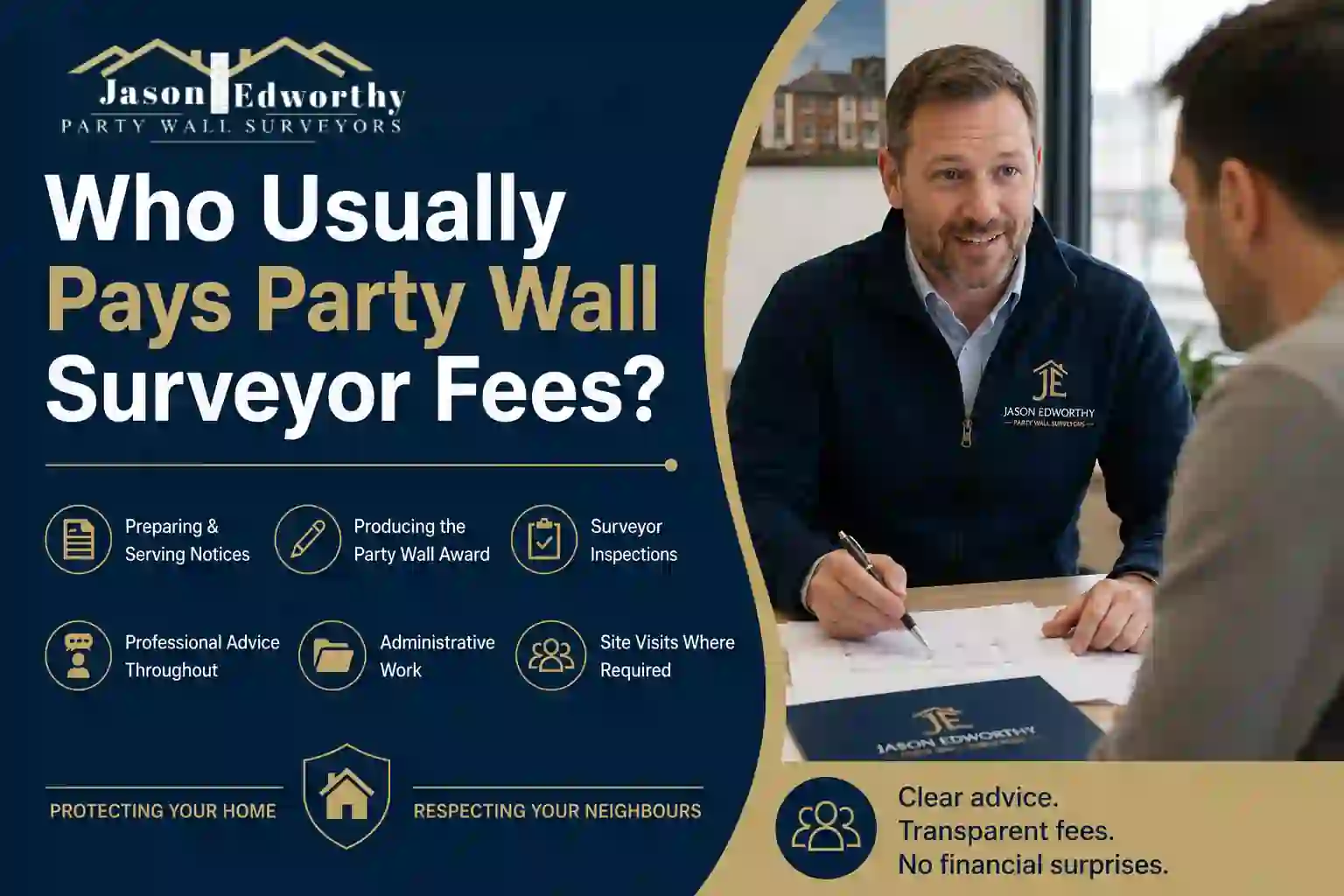 Who Usually Pays Party Wall Surveyor Fees Peacehaven?