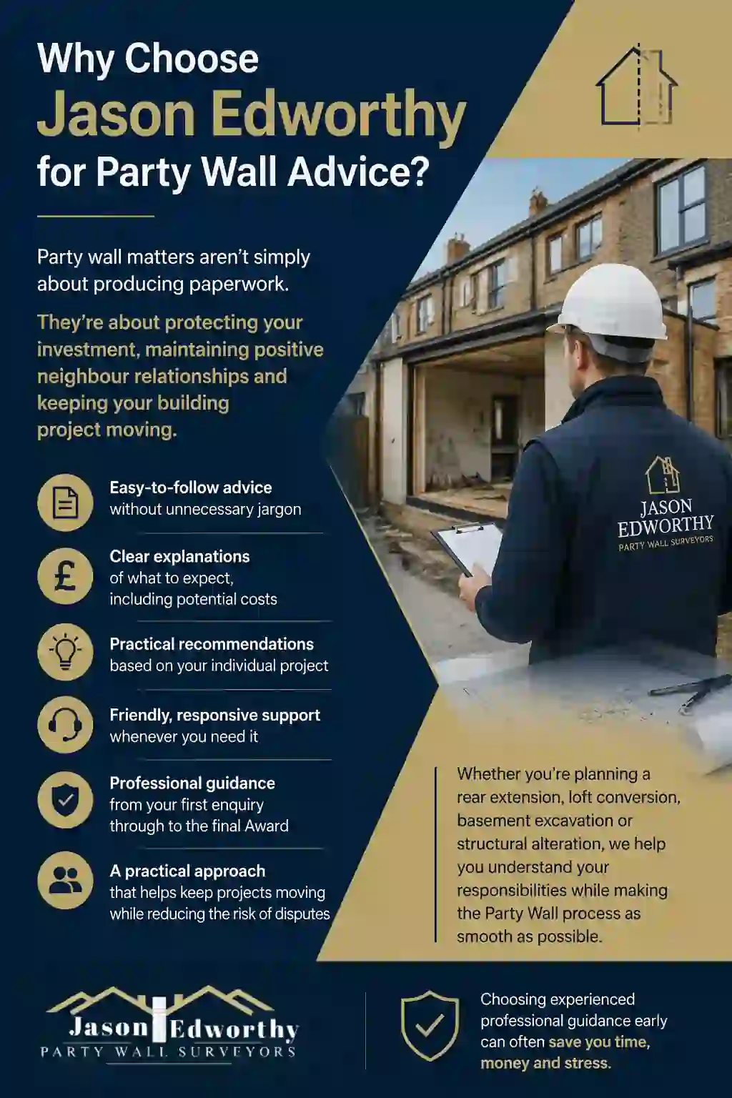 Why Choose Jason Edworthy for Party Wall Advice Peacehaven?